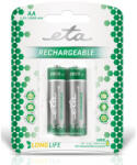 ETA Újratölthető akkumulátor ETA AA, HR06, 2600mAh, Ni-MH, blistr 2ks (R06CHARGE26002) (ETAR06CHARGE26002)