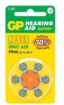 GP Batteries GP Hearing Aid ZA13 (7000ZD, PR48) Cink-levegő hallókészülék elem 6db/bliszter (B3513) - iconink