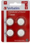 Verbatim Gombelem, CR2025, 4 db, VERBATIM "Premium (49532) - iconink