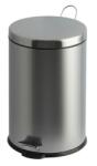 VEPA BINS Pedálos szemetes, fém, 30 l, VEPA BINS, króm (VB 222230 MATT) - iconink