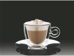  Cappuccinos csésze rozsdamentes aljjal, duplafalú, 2db-os szett, 16, 5cl "Thermo (1209TRM004)