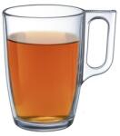  Üvegpohár, füllel, 6 db-os szett, 40 cl, "CoffeeTime (1705BOG025)