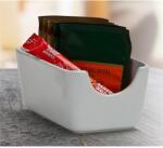  Cukor és teafilter tartó, négyszögletes, fehér, 11x7, 5cm, "CoffeeTime (1211HAP110) - iconink