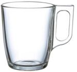  Üvegpohár, füllel, 6 db-os szett, 25cl, "CoffeeTime (1705BOG021)