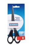 DONAU Olló, irodai, 16 cm, DONAU, fekete (7922001PL-01)