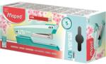 Maped Tűzőgép, 24/6, 26/6, 25 lap, MAPED "Universal Metal Half-Strip Pastel", pasztell türkiz (354301) - iconink
