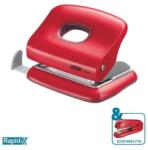 Rapid Lyukasztó, kétlyukú, 20 lap, RAPID "FC20", meggyvörös (23256402) - iconink