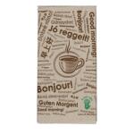 Müller Szalvéta 1 rétegű 1/8-ba hajtott, lapméret: 32 x 32 cm 720 lap/doboz Lady Gastro Kávé "Jó reggelt! - iconink