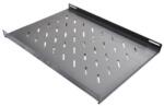 Wp Fixed Shelf For RNA Series depth 600, Black RAL 9005, (depth 350 mm) (WPN-AFS-41060-B) - iconink