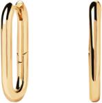 PDPAOLA Modern aranyozott fülbevaló Beat Hoop Essentials AR01-923-U