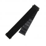 FIXED univerzális 20mm-es okosóra pót nylon szíj fekete (FIXNST-20MM-REBK) (FIXNST-20MM-REBK)