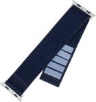 Fixed Sportos nylonszíj Apple Watch Ultra 49mm-es okosórához, tépőzár, sötétkék (FIXNST2-1029-DBL) (FIXNST2-1029-DBL)