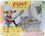 Pippi Дървен пъзел Pippi - Пипи прави палачинки, 15 части (44384600) - ozone