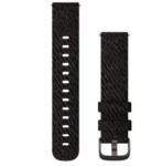 Garmin óraszíj Vivomove 3 fekete bors nylon, szürke csattal (QR 20 mm) (010-12924-13) (010-12924-13)