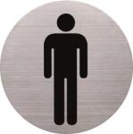 HELIT Információs tábla, rozsdamentes acél, HELIT, férfi mosdó (INH6270900) - tutitinta