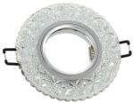 VITO Spot Light Fixture Recessed Mounted Round Palace-11 Gu5.3 Mr16 + 3W 180lm 4200K (Natural White) Chrome With Glass Φ100X22mm 201 (2012370)