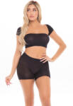  Pink Lipstick On Your Mind 3Pc Short Set Fehérnemű szett