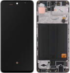 Samsung Piese si componente Display - Touchscreen Samsung Galaxy A51 A515, Cu Rama, Negru, Service Pack GH82-21669A (GH82-22083A) - vexio
