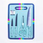 TOO KT-391 PORTO kés-, olló- és vágódeszkával 5 részes készlet (KT-391)