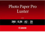 Canon LU-101 Photo Paper Pro Luster, LU-101, fotópapír, fényes, 6211B026, fehér, A2, 16.54x23.39", 260 g/m2, 25 db, tintasugaras papír