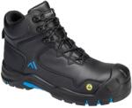 Portwest Munkavédelmi bakancs Apex Mid S3S ESD HRO SR SC FO fekete 47-es (FC18BKB47)