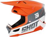Shot Furious League motocross sisak narancssárga-szürke