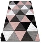  RINO szürke-rózsaszín háromszög mintás szőnyeg Méret: 160x220 cm (1000090016/1D)