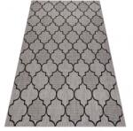  SIZAL FLOORLUX szürke-fekete szőnyeg Méret: 60x110 cm (1000090000/1A)