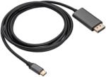 Akyga USB type C / DisplayPort kábel, 1.8m - AK-AV-16 (AK-AV-16) - carbonsolar