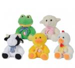 Nicotoy plüss állat hanggal 15 cm-es - többféle (6305841029)