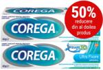 Corega Crema adeziva pentru proteza dentara 1+1 Ultra Fixare Corega, 40 g + 40 g, Gsk