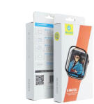 Blueo 5D Mr. Monkey Glass üvegfólia - Apple Watch 7 / 8 / 9 41mm fekete szegéllyel