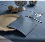 Pack Service textilhatású egyszínű szalvéta 40x40 cm 50 lap/csomag - acélkék