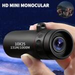  Водоустойчив джобен монокъл 10x25