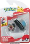 Pokémon - set 2 figurine clip n go, lechonk with heavy ball w18 (BPKW3633) Figurina