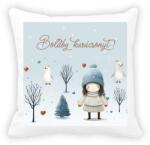  Karácsonyi párna kislányos magyar