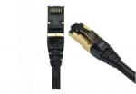 Emtex Patchcord FFTP RJ45-RJ45 Cat. 8, LSZH, 1m, EMTEX FFTP-8-1-BK-LSZH-EMT (FFTP-8-1-BK-LSZH-EMT)
