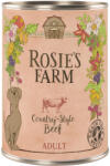 Rosie's Farm 24x400g Rosie's Farm Adult nedves kutyatáp- Marha