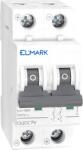 ELMARK Mcb Dc62 63A 2P 6Ka 500V Curve C For Pv Systems (41273)