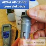  Csere elektróda ADWA AD12 / AD11 pH-mérőhöz - szilikonos tárolóval, hosszabb élettartamért