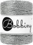 Bobbiny 3PLY Macramé Rope 3 mm 50 m Argintiu Metalic Șnur (<![CDATA[TS-E057]]>)