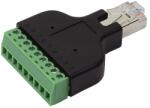 LogiLink RJ45 Male to 8 Pin Screw Terminal Adapter (MP0050)
