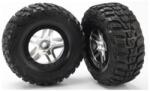 Traxxas Roata Traxxas 2.2 / 3.0", disc SCT Split-Spoke satinat-negru, anvelope Kumho (2) (2WD fata) (TRA5882)