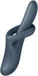 Satisfyer Heat Flex 4 - vibrator cu braț pentru clitoris încălzire - gri (4061504068237) Vibrator