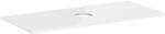 Hansgrohe Xelu Q Középre fúrt 1180/550-es laminált pultlap Xuniva mosdóhoz csapfurat nélkül, magasfényű fehér 54115050 (54115050)