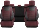 DeluxeBoss Set Huse Scaune Auto pentru Toyota RAV 4 - DeluxeBoss Classico, pentru bancheta rabatabila fractionata, 11 piese, negru rosu