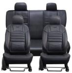 DeluxeBoss Set Huse Scaune Auto pentru Renault Koleos - Deluxe Boss, piele ecologica, negru, 11 piese