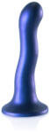 Ouch! Ultra puha szilikon görbe G-Spot Dildo - 7'' / 17 cm