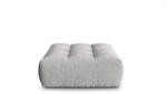 Micadoni Puf Bloom si tapiterie din tesatura structurala, argintiu (MIC_POUF_86_F1_BLOOM5)