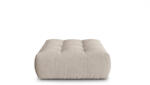 Micadoni Puf Bloom si tapiterie din tesatura structurala, bej inchis (MIC_POUF_86_F1_BLOOM1)